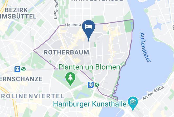 Stadt Hamburg - Hotel Pension Fink Hotels Maps