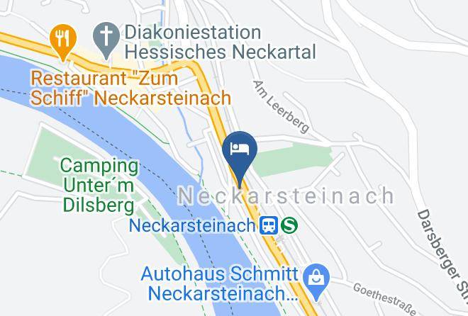 Bergstrase - Hotel Pension Garni Neckarblick Maps