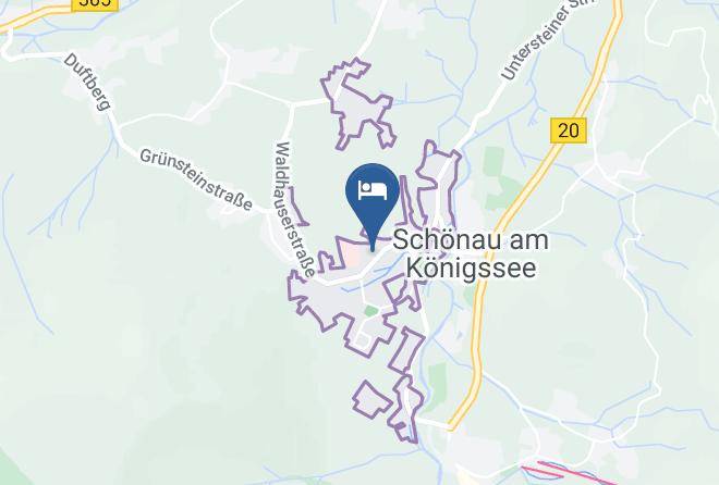 Berchtesgadener Land - Hotel Pension Greti Maps