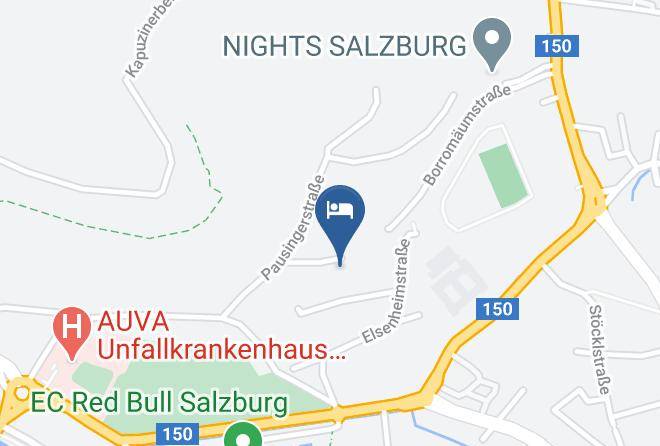 Salzburg - Hotel Pension Haus Arenberg Maps