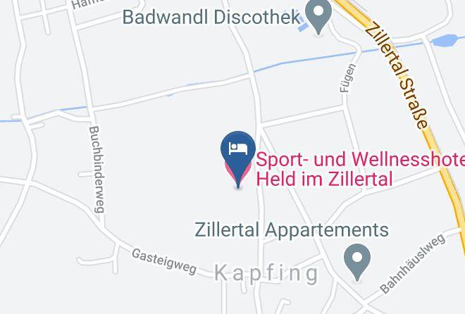 Schwaz - Sport Und Wellnesshotel Held Im Zillertal Maps