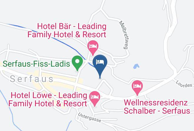 Landeck - Hotel Pension Hubertus Maps
