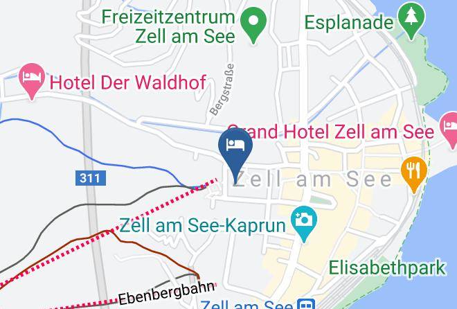 Zell Am See - Hotel Pension Hubertus Maps