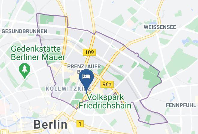 Stadt Berlin - Hotel Pension Intervarko Maps