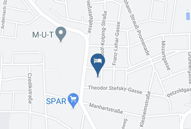 Hotel Pension Kolpinghaus Stockerau Map