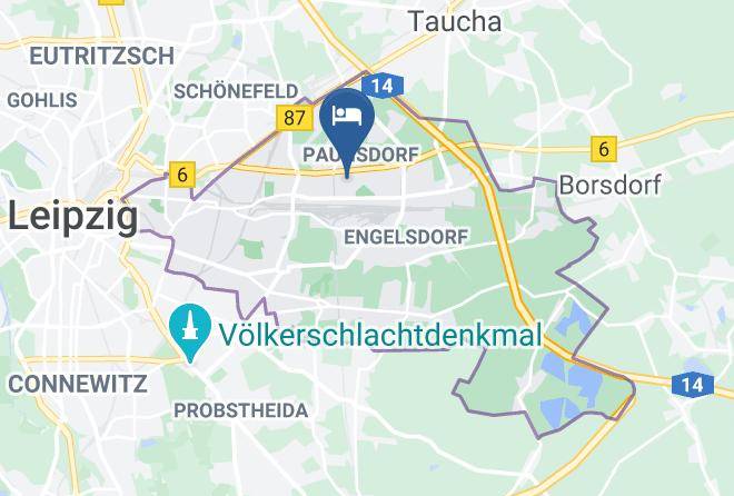 Leipzig - Hotel Pension Lehdenhof Maps