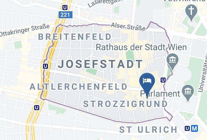 Vienna Josefstadt - Hotel Pension Lehrerhaus Maps