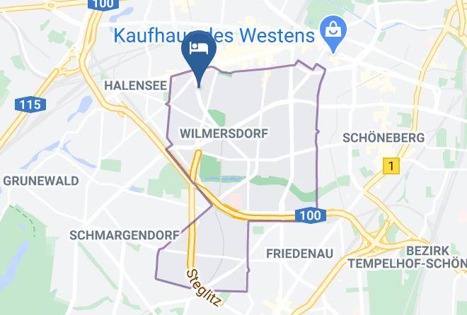 Stadt Berlin - Hotel Margrit Maps