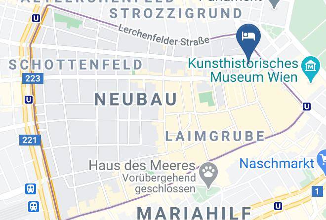 Vienna Neubau - Hotel Pension Museum Maps