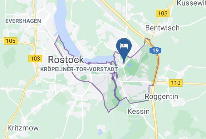 Rostock - Hotel Pension Petridamm Maps