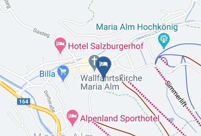 Zell Am See - Hotel Pension Pinzgauer Hof Maria Alm Maps
