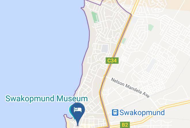 Swakopmund - Hotel Pension Rapmund Maps