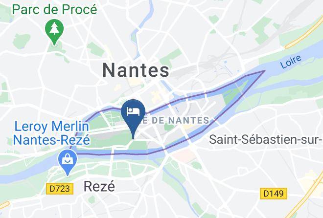 Loire Atlantique - Hotel Pension Restaurant Le Petit Rungis Nantes Maps