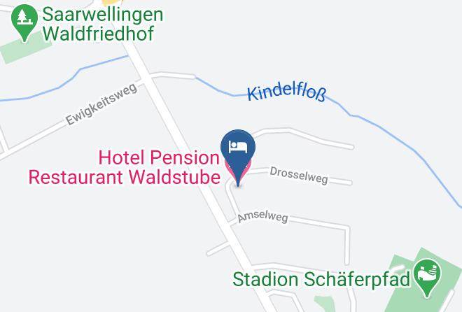 Saarlouis - Hotel Pension Restaurant Waldstube Maps