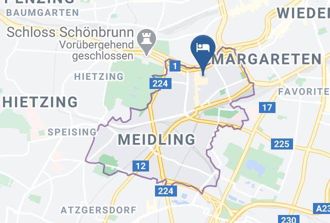Vienna Meidling - Hotel Pension Riede Maps
