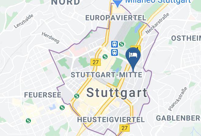 Stuttgart - Hotel Pension Riehle Maps