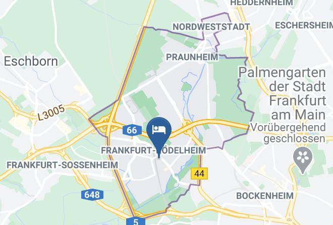 Frankfurt Am Main - Hotel Romina Maps