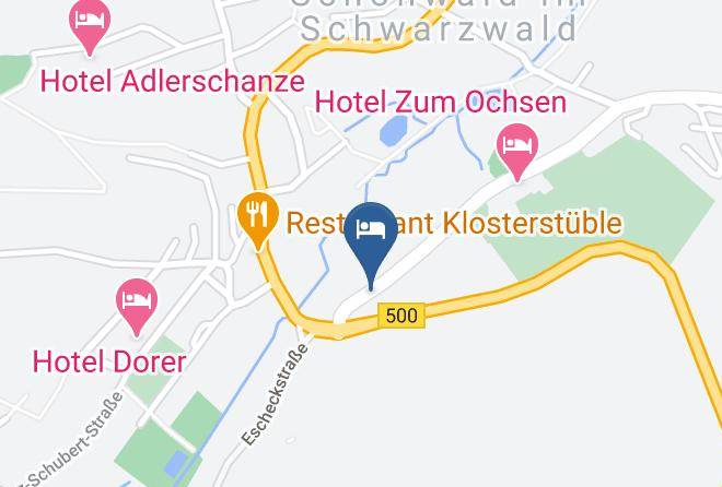 Schwarzwald Baar Kreis - Hotel Pension Schatzle Maps