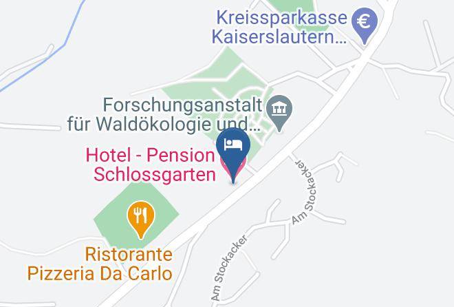 Kaiserslautern - Hotel Pension Schlossgarten Maps