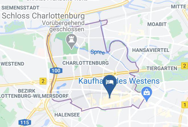 Stadt Berlin - Hotel Pension Waizenegger Maps