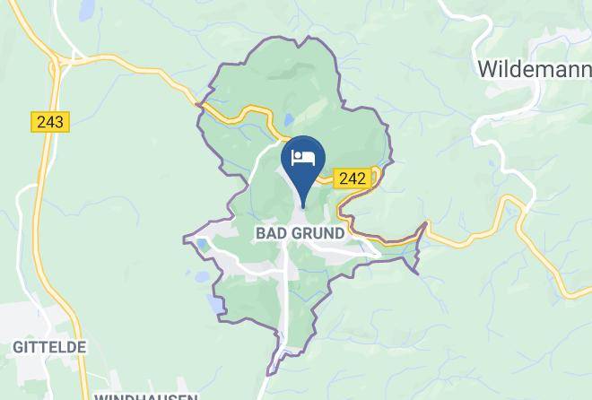 Gottingen - Hotel Pension Waldhaus Bad Grund Maps