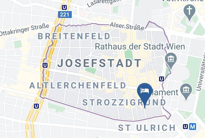 Vienna Josefstadt - Hotel Pension Wild Maps