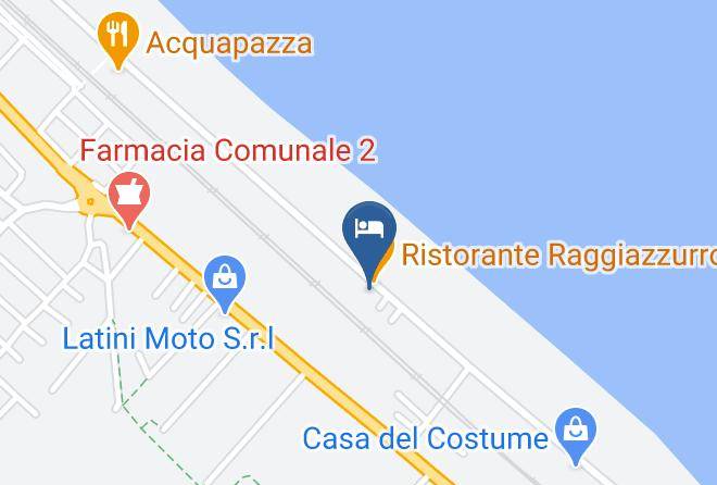 Ancona - Hotel Pensione Rita 1 Stella Maps