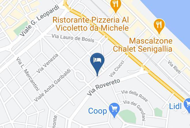 Ancona - Hotel Trieste Senigallia Maps