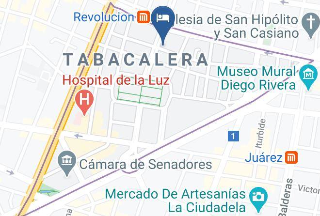 Cuauhtemoc - Hotel Pensylvania Maps