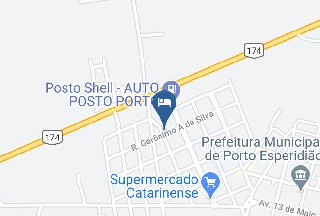 Porto Esperidiao - Hotel Pentagono Maps