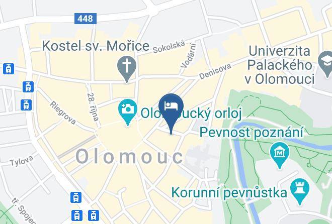 Olomouc - Hotel Penzion Na Hrade Maps