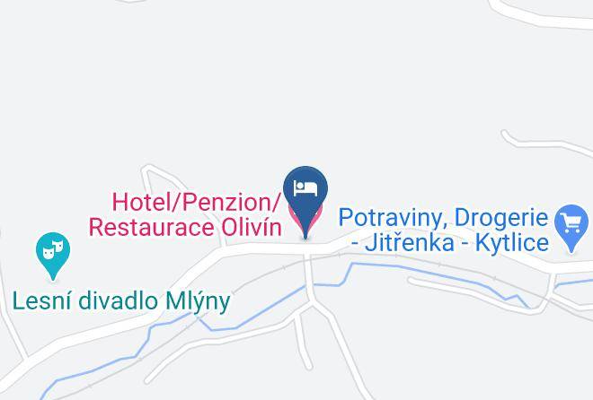 Decin - Hotel Penzion Restaurace Olivin Maps