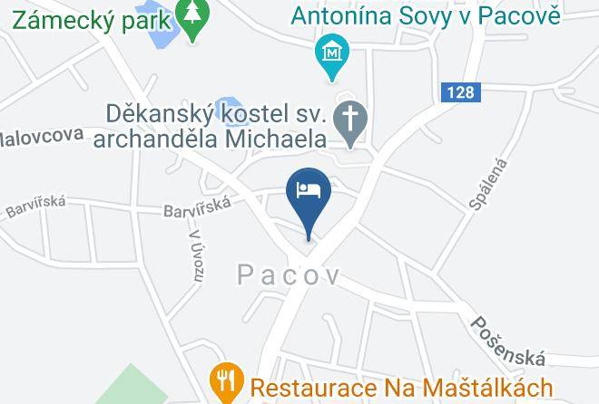 Hotel Peppino Pacov Map