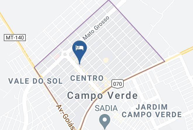 Campo Verde - Hotel Pequeno Mundo I Maps