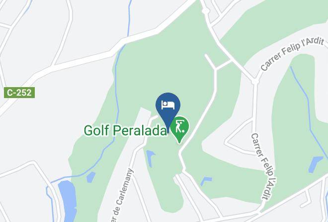 Hotel Peralada Wine Spa & Golf Map