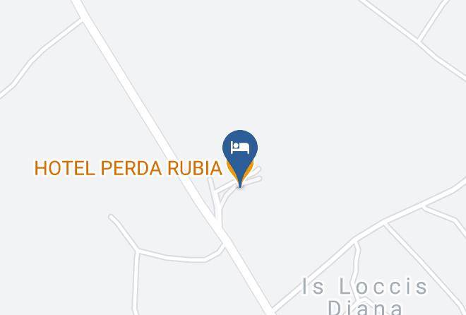 Province Of South Sardinia - Hotel Perda Rubia Maps