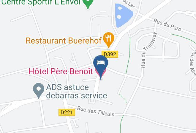 Bas Rhin - Hotel Pere Benoit Maps