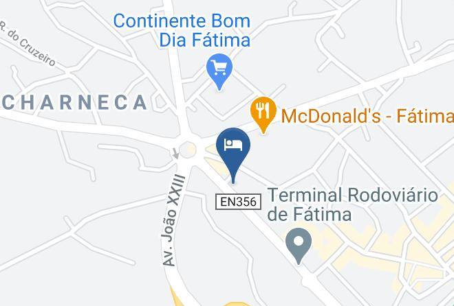 Hotel Peregrinos De Fatima Map