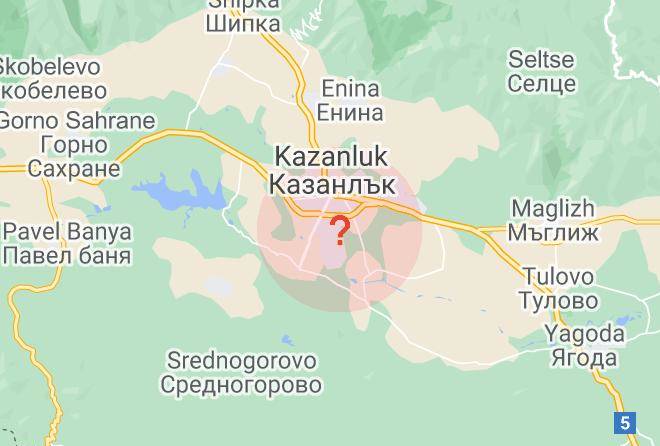 Kazanlak - Hotel Perenika Maps