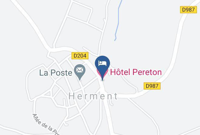 Puy De Dome - Hotel Pereton Maps