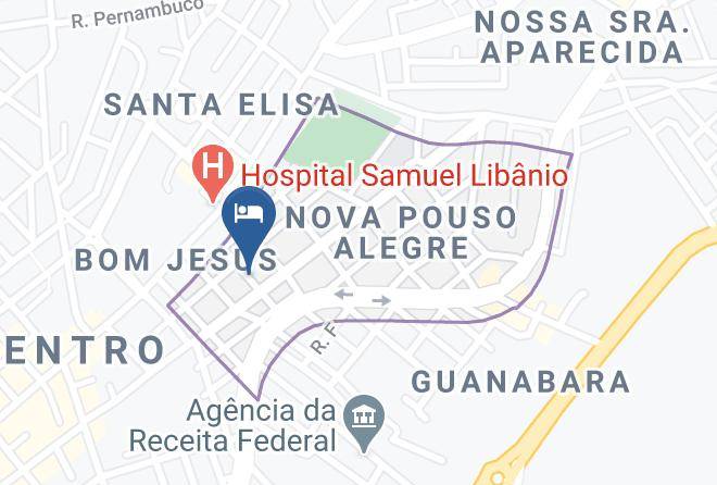 Pouso Alegre - Hotel Perez Maps