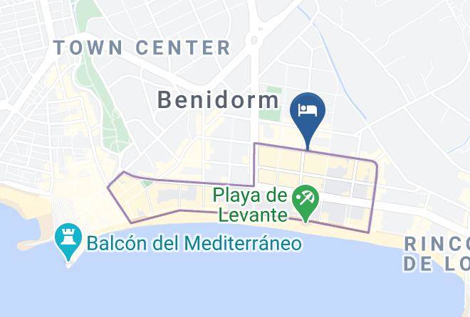 Alicante - Hotel Perla Benidorm Maps