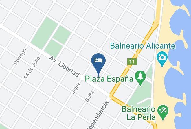 General Pueyrredon Partido - Hotel Perla Central Maps