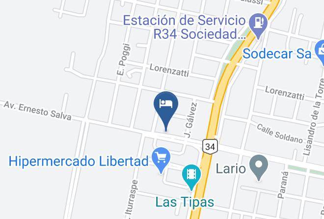 Castellanos Department - Hotel Perla Del Oeste Maps