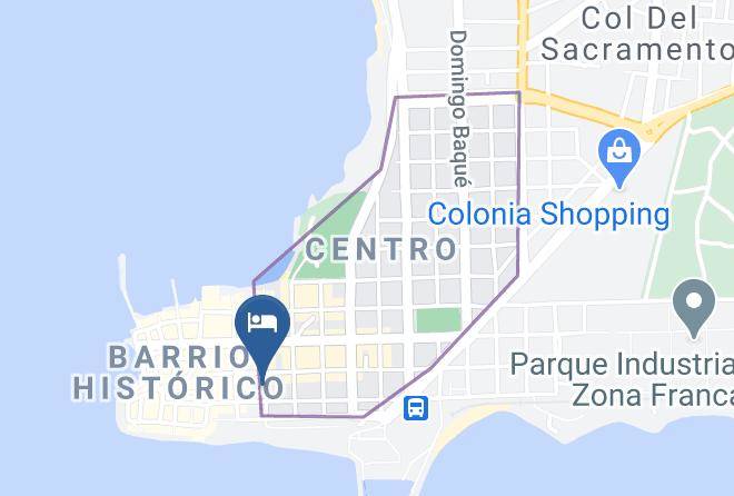 Colonia Del Sacramento - Hotel Perla Del Plata Maps