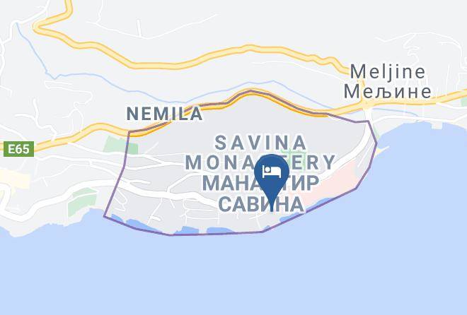 Herceg Novi - Hotel Perla Maps