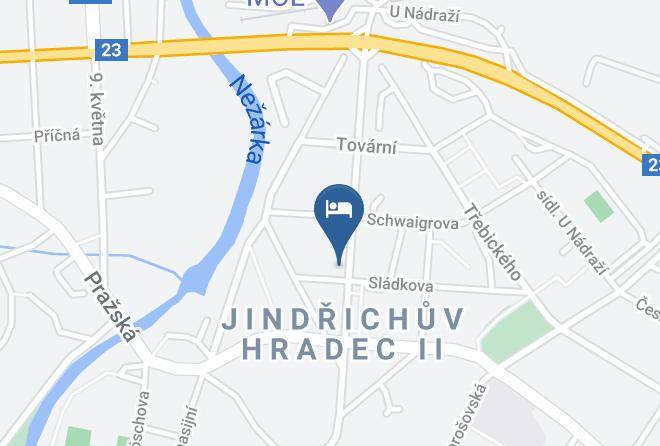 Jindrichuv Hradec - Hotel Perla Maps