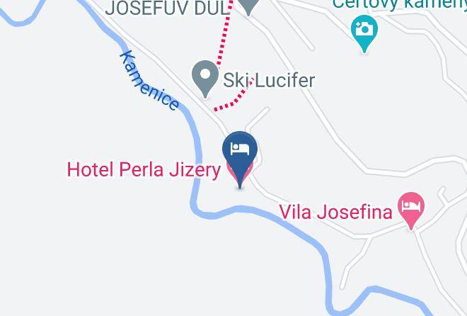 Jablonec Nad Nisou - Hotel Perla Jizery Maps