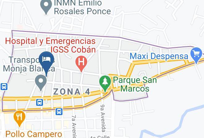 Coban - Hotel Perla Maria Maps