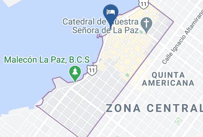 La Paz - Hotel Perla Maps